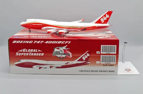 JC Wings Global Super Tanker Services B747-400BCF N744ST (Flaps Down) JC2GSTS0068A 1:200