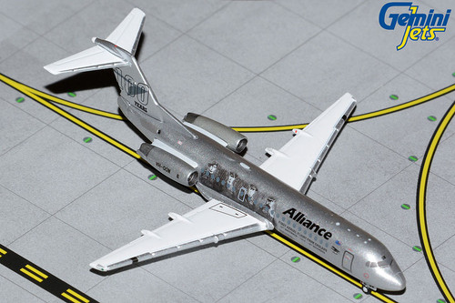 Gemini Jets Alliance Airlines Vickers Vimy Fokker 70. VH-QQW GJUTY1997 1:400