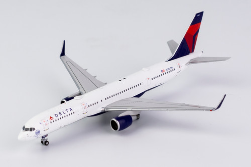 NG Model Delta Air Lines with "42 Mariano Rivera" stickers 757-200/w N702TW 53187 1:400
