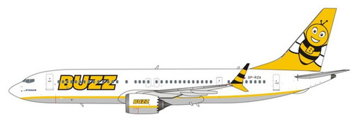 Phoenix Model Buzz Boeing 737Max8 SP-RZA Bee Livery 11746 1:400