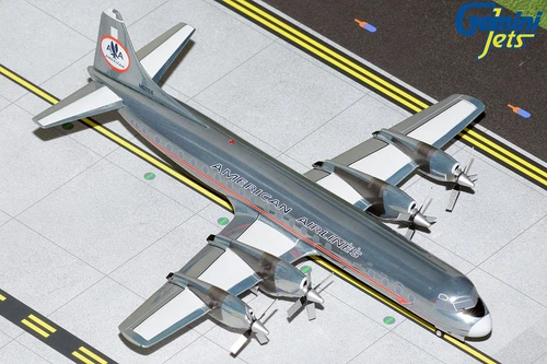 Gemini200 American Airlines L-188A Electra polished Astronet livery N6118A G2AAL1026 1:200