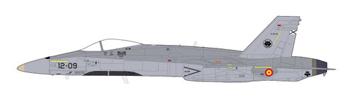 Hobby Master EF-18A Hornet HA3568W 12-09/C15-51, Ala 12, Spanish Air Force, 2020 1:72