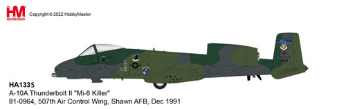 Hobby Master A-10A Thunderbolt II HA1335W 21 FS, 507th ACW, Shawn AFB, Dec 1991 1:72