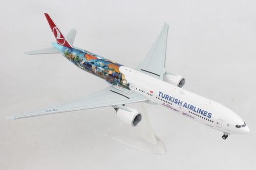 HERPA TURKISH 777-300ER 1/200 ISTANBUL-SFO BUYUKAYA TC-JJU