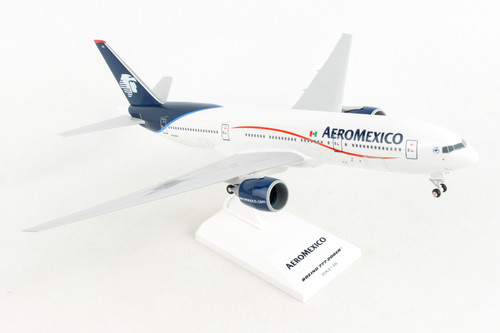 Skymarks AEROMEXICO B777-200ER 1/200 W/GEAR NEW COLORS