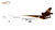 Gemini200 UPS MD-11F Interactive Series N287UP G2UPS1177 1:200