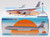 American Airlines Boeing 707-100 N7504A with stand IF701AA1124PR 1:200