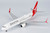 Qantas 737-800/w with scimitar winglets; new colors with stand VH-VZU 08026 1:200