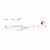 NG Model China Eastern Airlines C919 World's 1st C919 B-919A with plastic stand LITE CES028 1:200