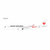 NG Model Japan Airlines (JAL) A350-900 red "AIRBUS A350" titles JA01XJ 39095 1:400
