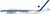 InFlight200 Lockheed (Court Line) Lockheed L-1011-385-1 TriStar 1 N305EA polished with stand IF1011EA0124P Scale 1:200