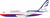 B-Models Canadian Airlines Boeing 737-2T7/Adv C-FCPM with stand B-732-CPM Scale 1:200