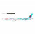 NG Model China Eastern Airlines Boeing 777-300ER B-7349 Shanghai Museum 上海博物馆 73080 Scale 1:400