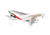 Emirates Airbus A380 Reg: A6-EOH HE537193-001 Scale 1:500