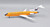 InFlight200 Braniff International Boeing 727-162 N7282 Orange IF721BN0426 Scale 1:200