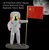 Hobby Master China Astronauts High-tech Spacesuit for 2030 Moon Landing HF8003 Scale 1:8