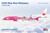 SQ Wings Japan Transocean Air B737-800 Reg: JA06RK Sakura Jimbei L2349 Scale 1:200