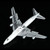 Cathay Pacific Boeing 747-400F Reg: B-LIA Flap-down YY74419F Scale 1:400