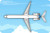Jet-X Alaska MD-83 Polished Reg: N933AS JX024-2-005 Scale 1:200