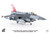 F-16D Fighting Falcon, Republic of Singapore Air Force, 425th FS ”Black Widows”, 2014 96-5034 JCW-72-F16-015 Scale 1:72