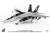 F/A-18F Super Hornet VFA-103 Jolly Rogers JCW-72-F18-022 Scale 1:72