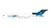 GeminiJets USA Jet Airlines Boeing 727-200 N727US last operating 727 in the U.S. GJJUS2432 1:400