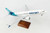 WESTJET 737-MAX8 W/WOOD STAND & GEAR NEW LIVE SKR8276 1:100