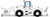 JC Wings JAL WT500E Towing Tractor GSE2WT500E03 1:200