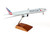 SKYMARKS AMERICAN 777-300 1/200 W/GEAR & WOOD STAND