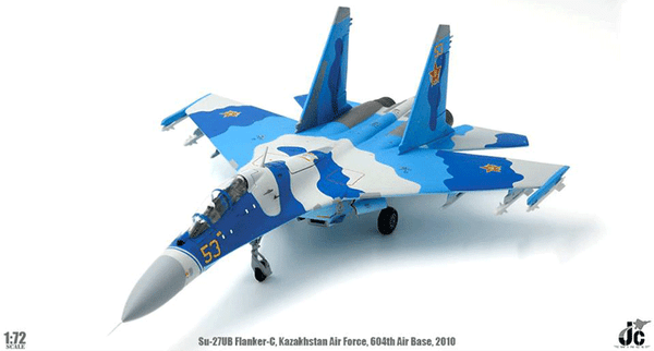 SU-27UB Flanker-C Kazakhstan Air Force, 604th Air Base, 2010 (1:72)