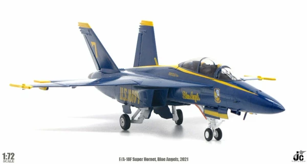 JC Wings F/A-18E Super Hornet U.S. NAVY, Blue Angels, 2021 JCW-72-F18-010 Scale 1:72