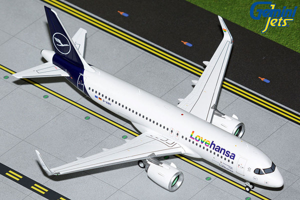 Gemini200 Lufthansa A320neo D-AINY Lovehansa G2DLH1198 1:200