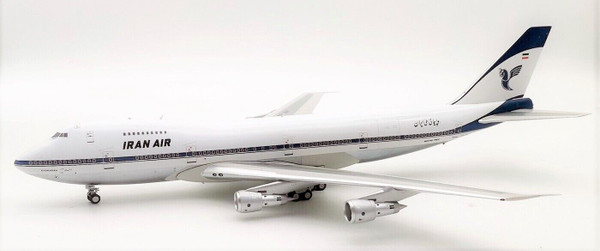 Inflight200 Iran Air Boeing 747-286BM EP-IAH with stand ART01747IAH 1:200