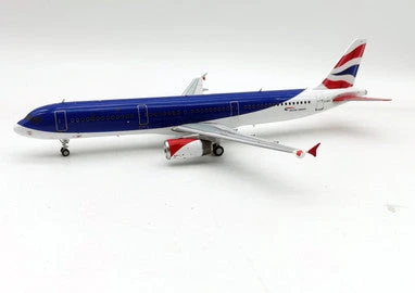 InFlight200 British Airways A321-231 G-MEDL with stand & coin ARDBA56 1:200
