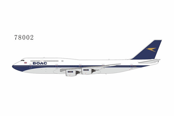 NG Models BOAC 747-8 G-BOAC 78002 1:400