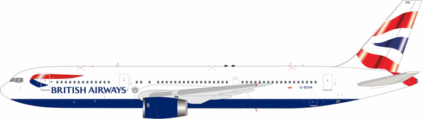 Inflight200 British Airways Boeing 767-336/ER G-BZHA with collectors coin and stand ARDBA80 1:200