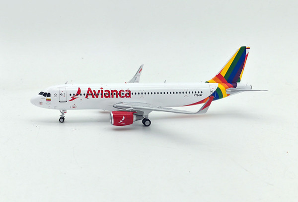 AVIANCA RAINBOW A320 N724AV with stand IF320AV1223 1:200