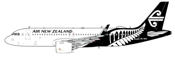 JC Wings Air New Zealand A320neo ZK-NHC JC4ANZ210 1:400