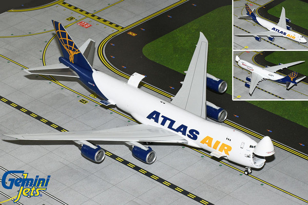 Gemini200 Atlas Air/Apex Logistics B747-8F final 747; Interactive Series N863GT G2GTI1238 1:200