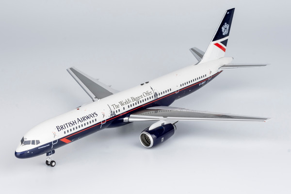 NG Models British Airways 757-200 landor livery, "the World's Biggest Offer" stickers G-BIKF 42009 1:200