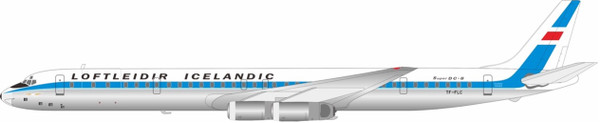 Inflight200 LOFTLEIDIR DC-8-63CF TF-FLC Polished with stand IF863LL0923P 1:200