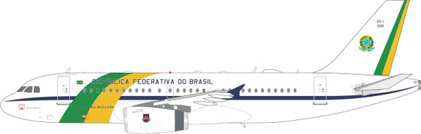 Inflight200 Brazil - Air Force Airbus VC-1A (A319-133/CJ) IF319BRZAF 1:200