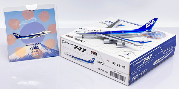 BigBird400 All Nippon Airways Boeing 747-100SR Reg: JA8138 With Antenna and Dedicated Sticker BB4-741-002 1:400