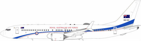Inflight200 ROYAL AUSTRALIAN AIR FORCE BOEING 737-8 MAX with stand IF738MRAAF001 1:200