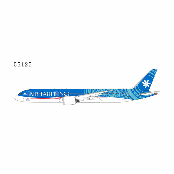 NG Models Air Tahiti Nui 787-9 Dreamliner "25th anniversary" sticker "Bora Bora" F-OVAA 55125 1:400