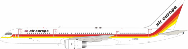 Inflight200 Air Europe Boeing 757-236 G-BNSD AIR EUROPE with stand IF752AE0224 1:200