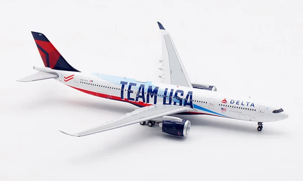 Aviation400 Delta Air Lines Airbus A330-941 Team USA N411DX detachable gear WB4039 1:400