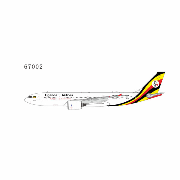 NG Models Uganda Airlines A330-800 5X-NIL 67002 1:400