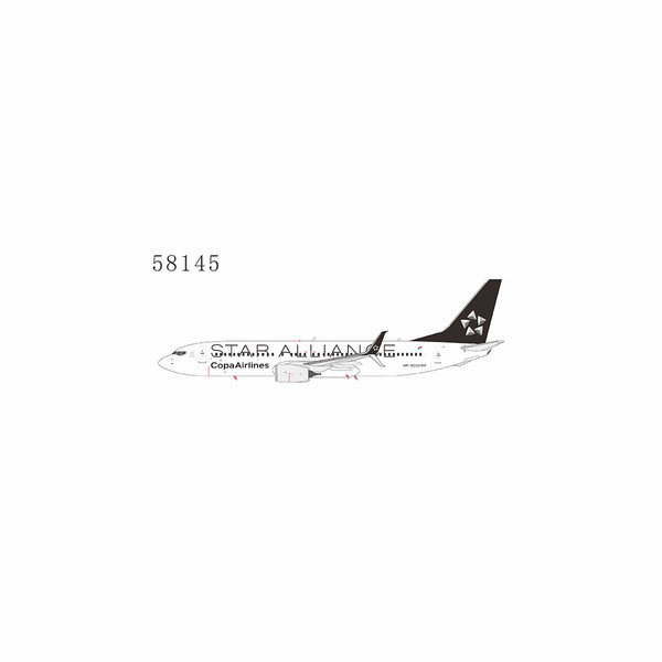 NG Models Copa Airlines 737-800/w HP-1823CMP Star Alliance cs 58145 1:400