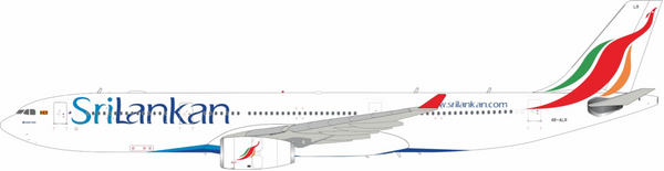 Retro Models by Inflight200 SriLankan Airlines Airbus A330-343 4R-ALR with stand RM33301 1:200